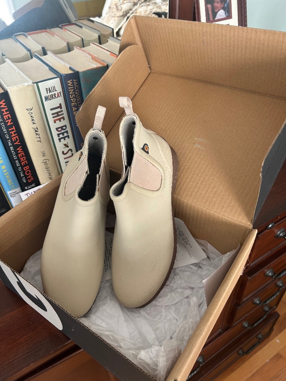 Bogs sweet pea boot Sandstone color